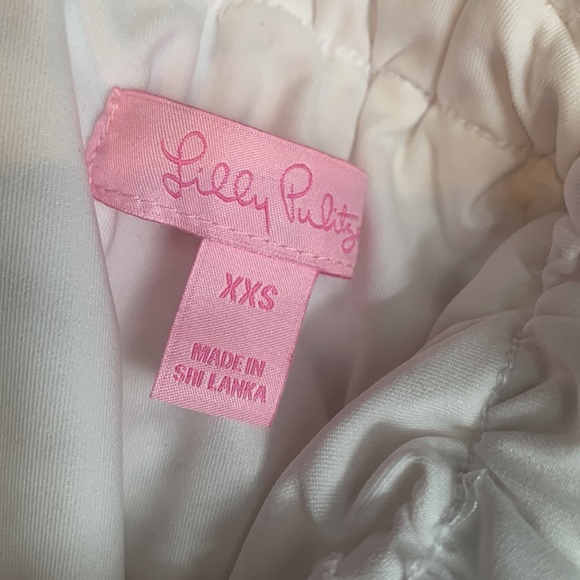 Lilly Pulitzer Top lace strapless Ruffle XXS - Picture 6 of 6
